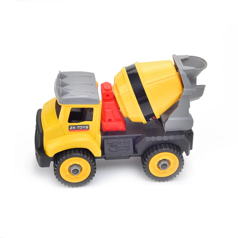 Superior Quality Cheap Plastic Engineering Construction Vehicles Mixer Truck Toy