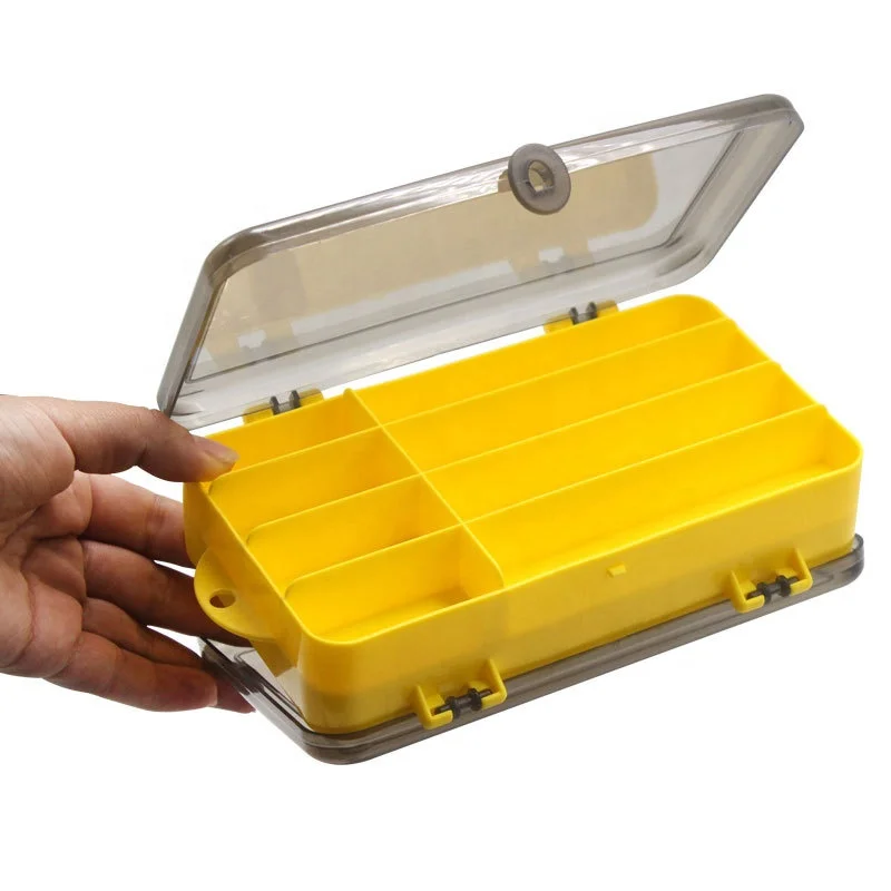 Waterproof Colored Tackle Storage Organizer Trays Fishing Double Sided Lure Boxes