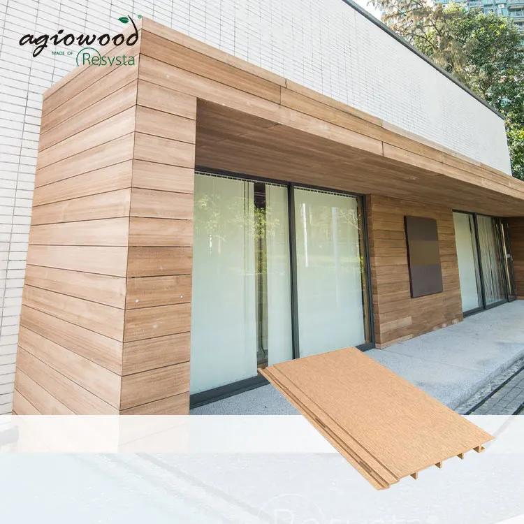 Top Quality Anti-uv WPC Wooden Siding For House Facade