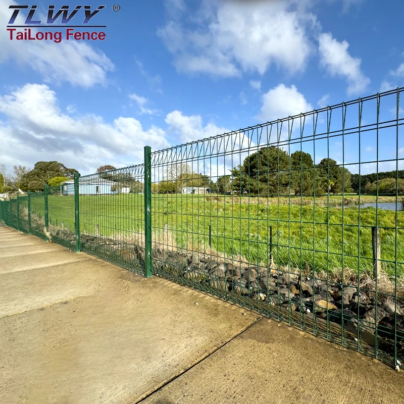China Factory Customized Powder Coated Galvanized Mesh Wire Brc Fence For Gardens