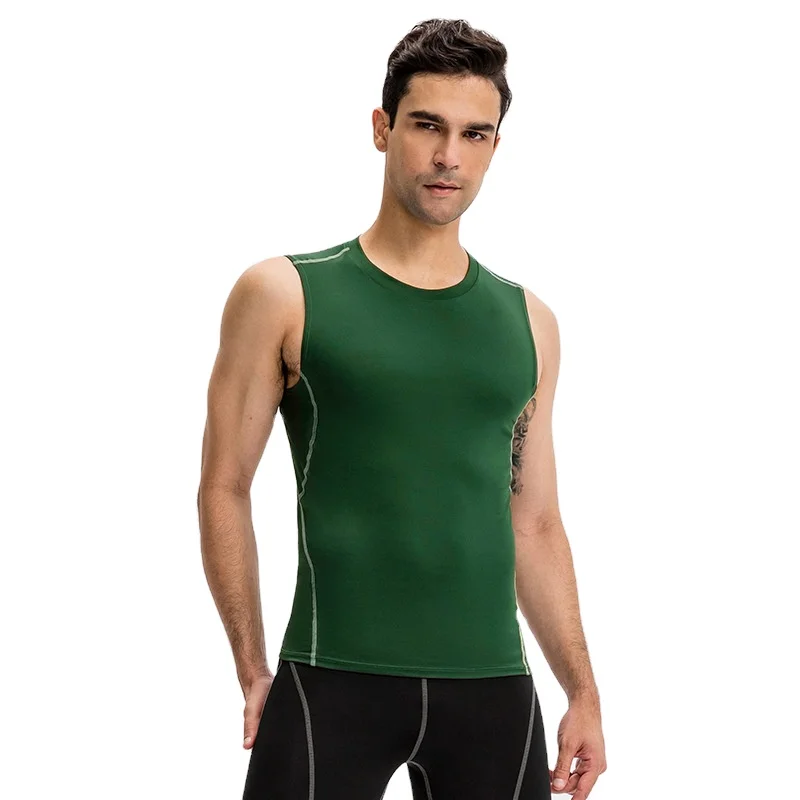 Мужская короткая майка с вырезом лодочкой на заказ, спортивная одежда, модные топы на бретельках, для бодибилдинга, фитнеса