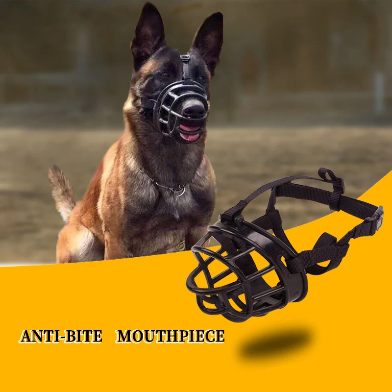 Relaxlines Manufacture Durable Silicone Soft Breathable Dog Safe Muzzles With Adjustable Straps Bite-Proof Large Pet Dog Muzzle