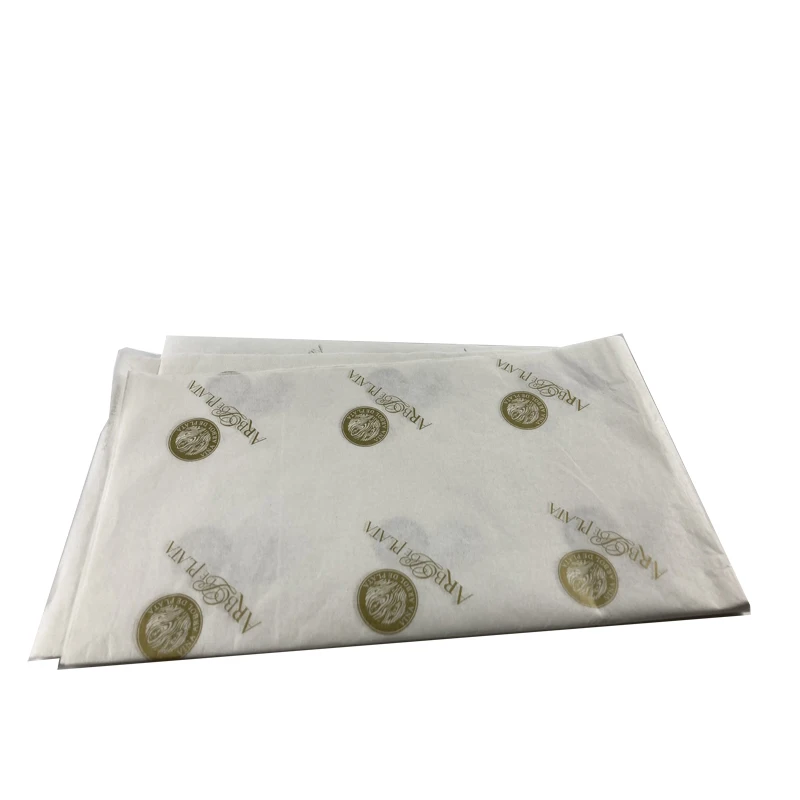 
27gsm Grey Customized T-shirt Wrapping Tissue Paper with Company Logo 