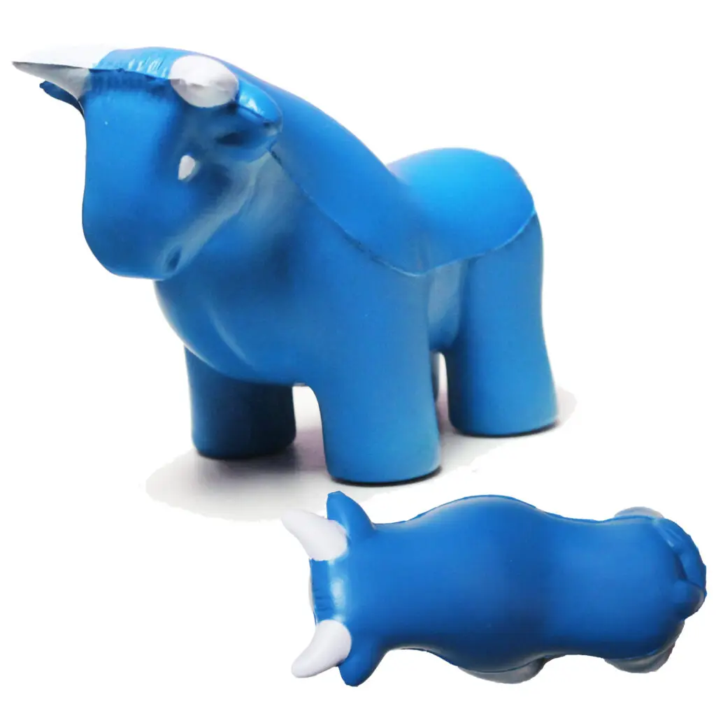Custom logo PU anti stress bull stress ball Cow Custom Stress Ball