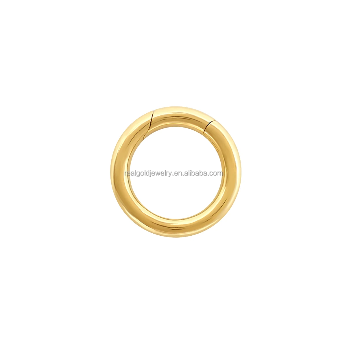 Fine Jewelry 18K Real Gold Au750 Yellow Gold Connector Clasp Jewelry Findings For Necklace DIY Gold Accessory