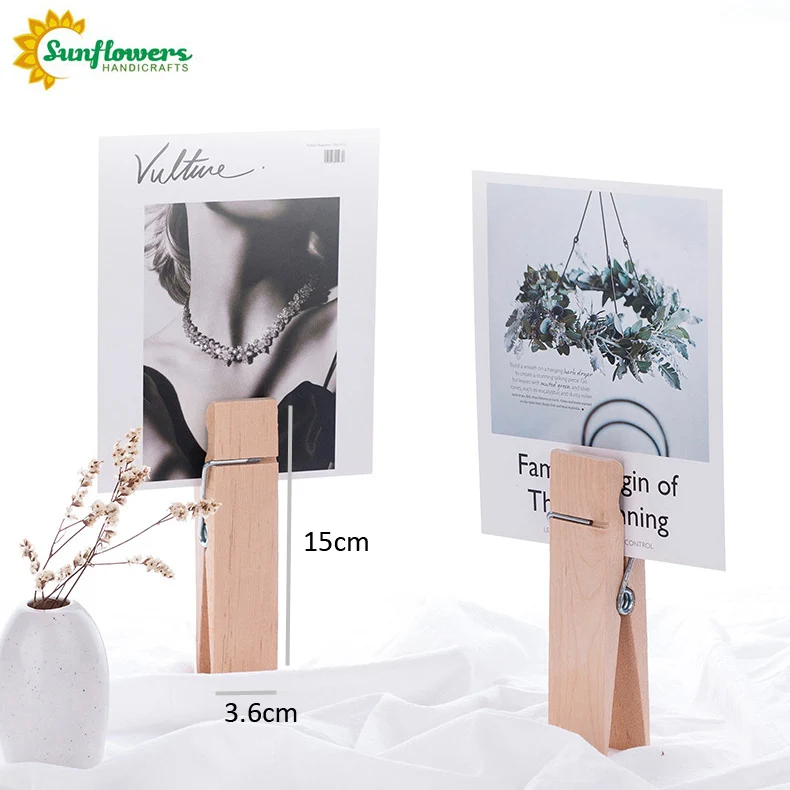 Natural Large 150x36mm Wooden Clips for DIY Home Crafts and Lovely Decorations Nautical and Love-Themed Pattern