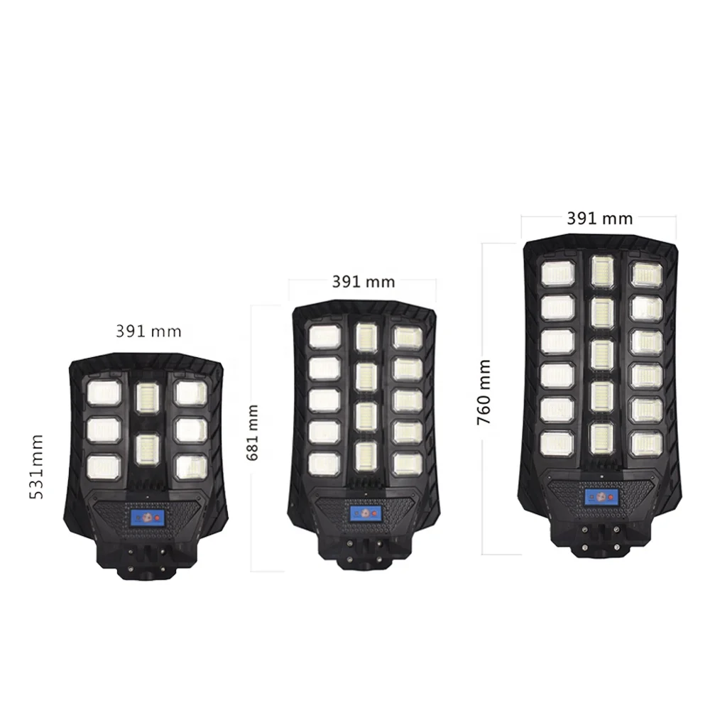 Hot sale street light 300w 400w 500w dusk to dawn motion sensor all in one outdoor led lights