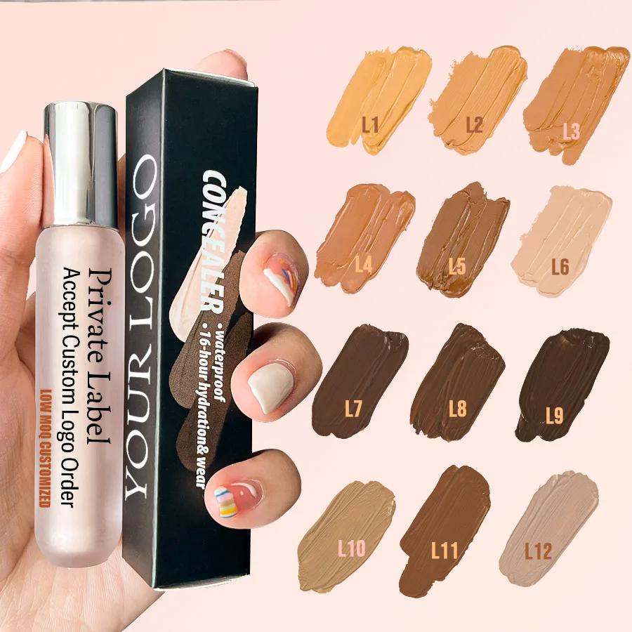 Professional High Coverage Liquid Concealer Makeup Wholesale High Quality Concealer Cruelty Free Face and Eye Pro Concealer