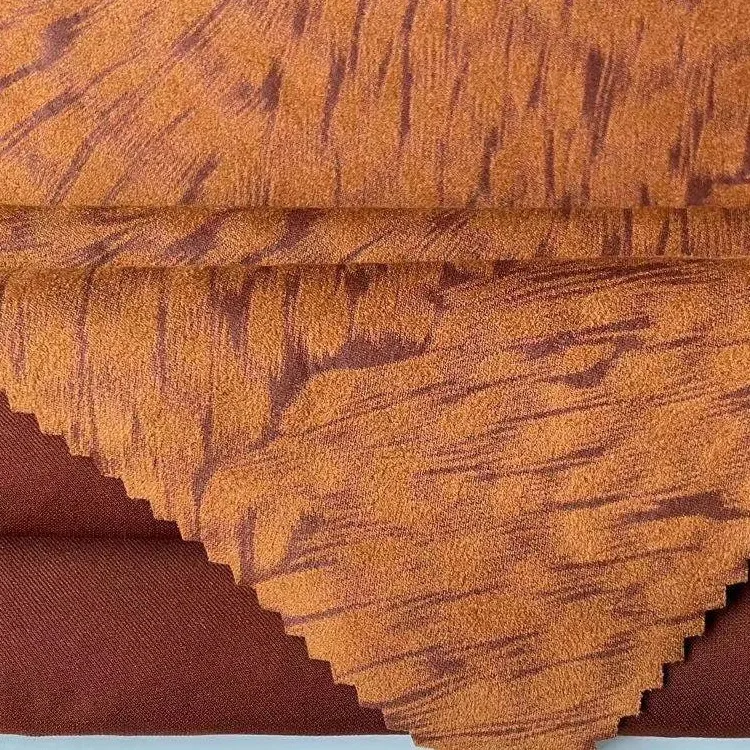 Wholesale   micro  waterproof  embossed suede cloth fabric for garments