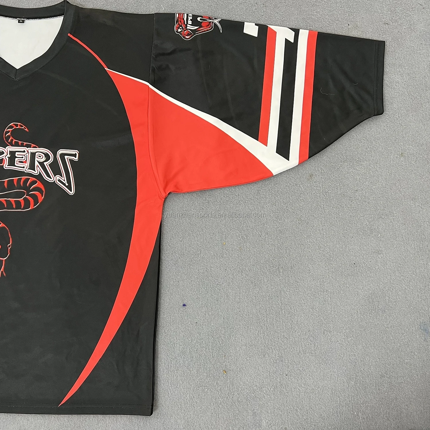Custom logo and number sublimation printing color ice hockey