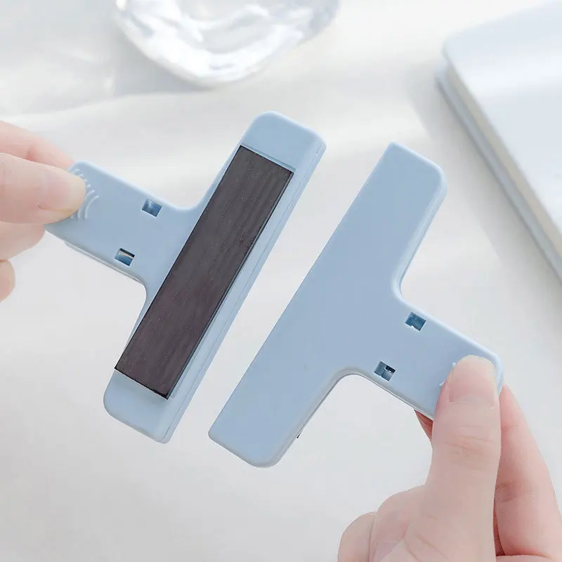 Heavy Duty Magnetic Chip Clips - Assorted Color Food Bag Clips, Large Binder Clips for Fridge & Whiteboard