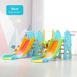 Colorful Home 2021 New Wholesale Children Plastic Slide Kid Slide And Swing Bridge Sliding For Baby
