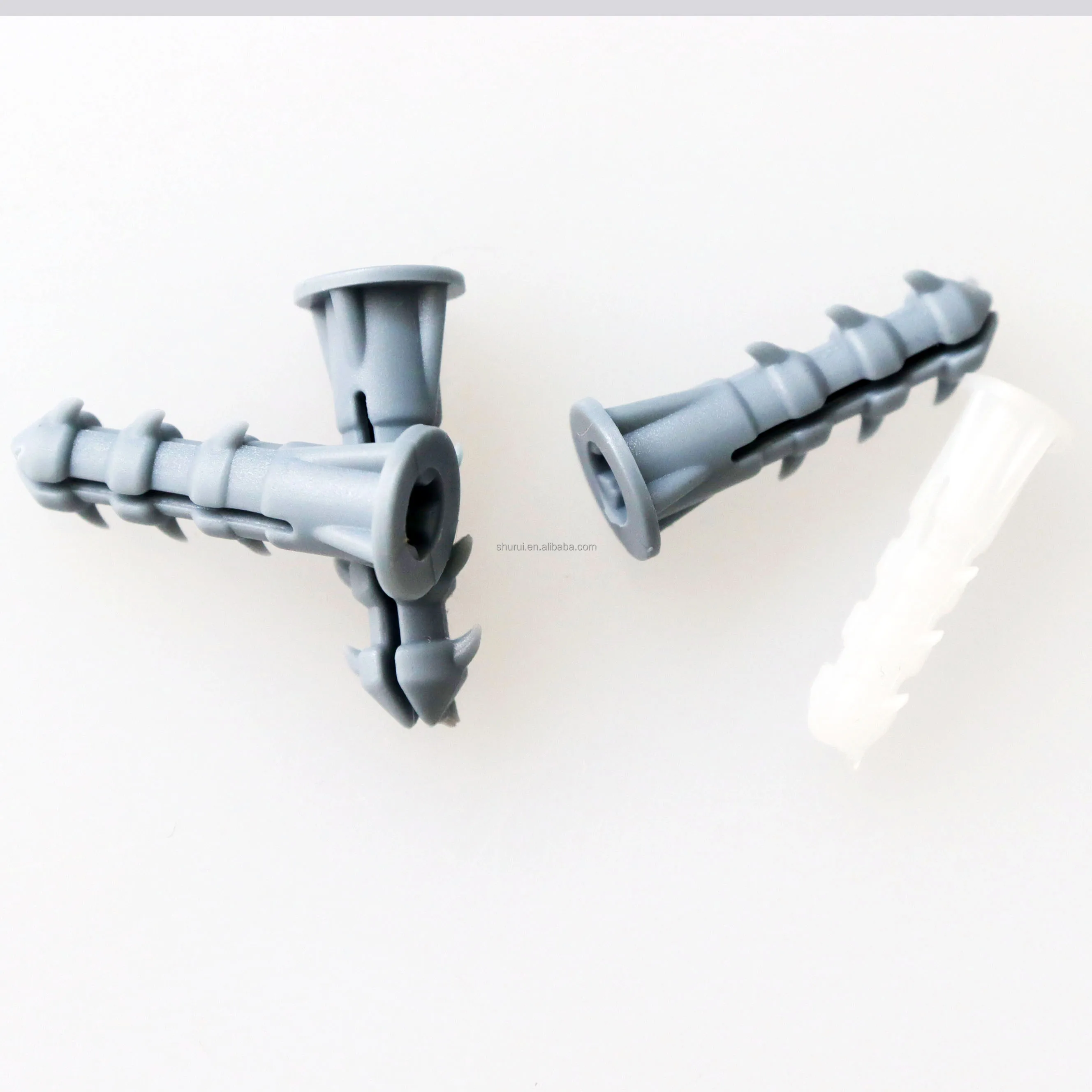 High Quality Customized Universal Nylon Floor Anchor PE Plastic Expansion Plug for Wall Mounting