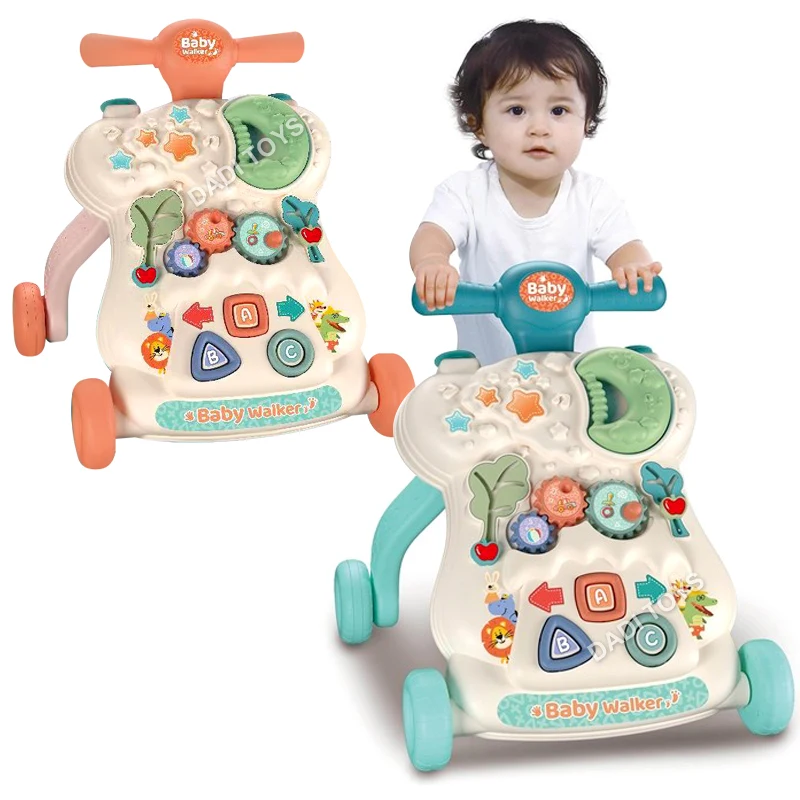 OEM/ODM Wholesale Toddler Activity Walker Trolley Baby Push Learning Walker Start Baby Push Walker For Babies