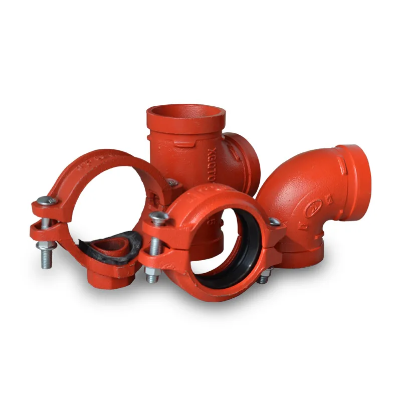 Factory Sales Ductile iron pipe fittings FM iron grooved concentric reducer manufacturer for fire fighting