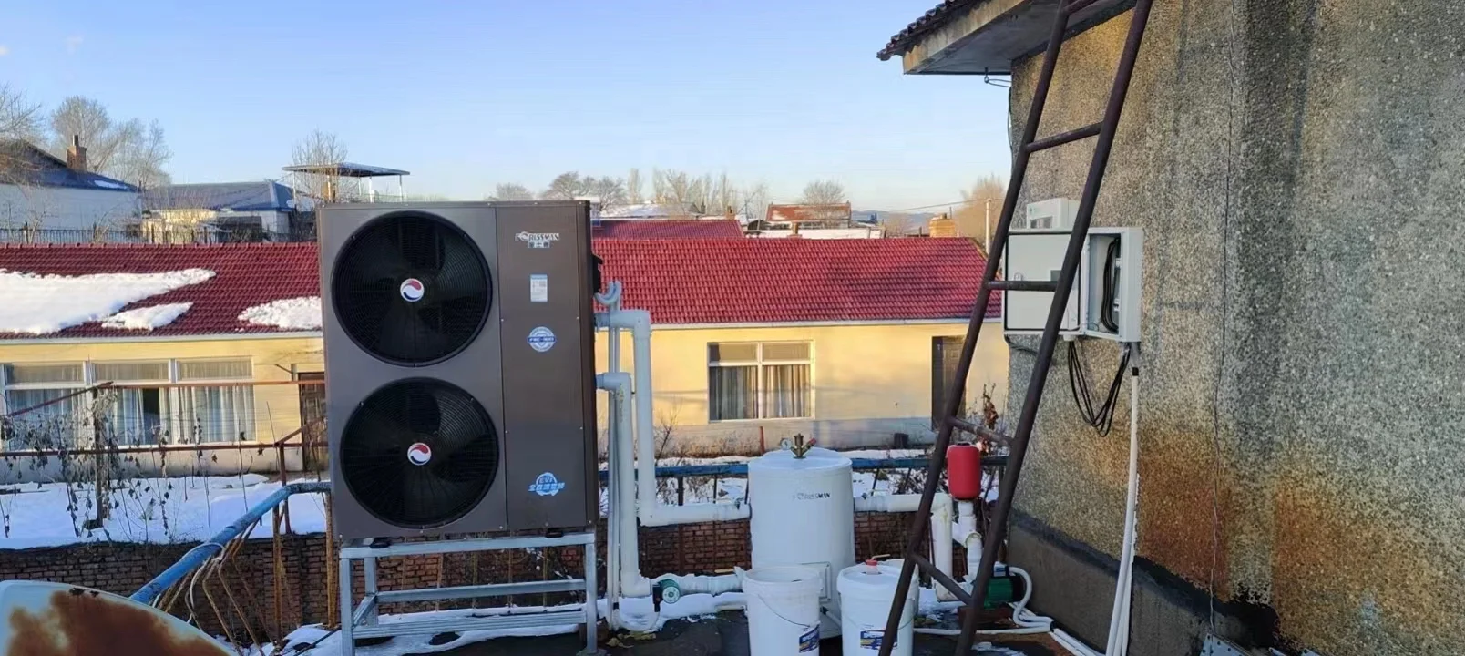 R32 Air to water Monoblock Heating Cooling Hot water hvac 3 in 1 Heat Pump