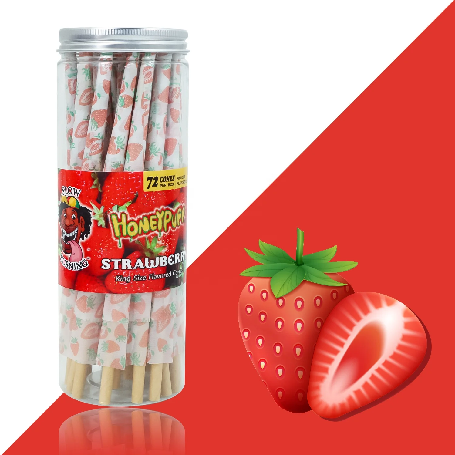 Новая тарелка для сигарет HONEYPUFF бумага фруктовый вкус 72 упаковки консервированные аксессуары курения