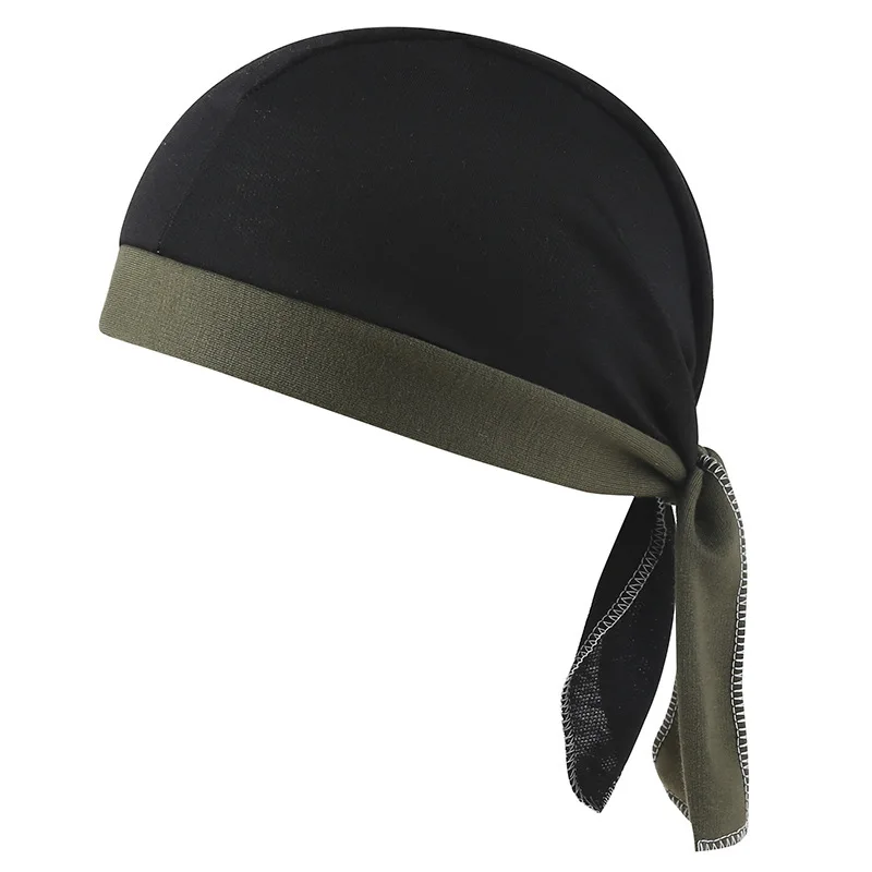 HZM-24218 Doo Rag Breathable Skull Caps Head Wraps Biker Beanie Durag Hat for Unisex