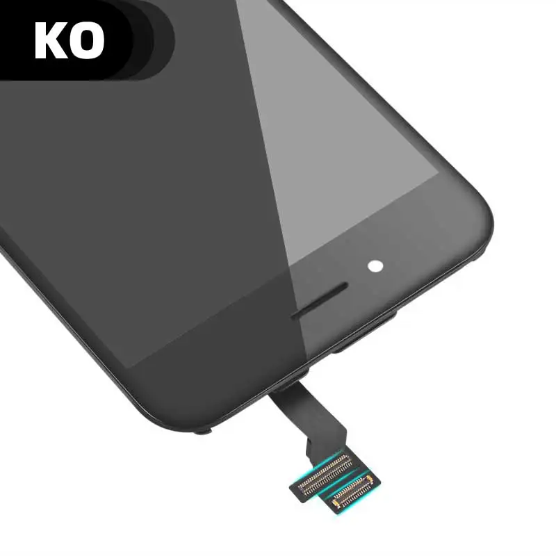  Замена дисплея для iphone 6 lcd сенсорный дигитайзер экран pantallas ekran Белый Черный