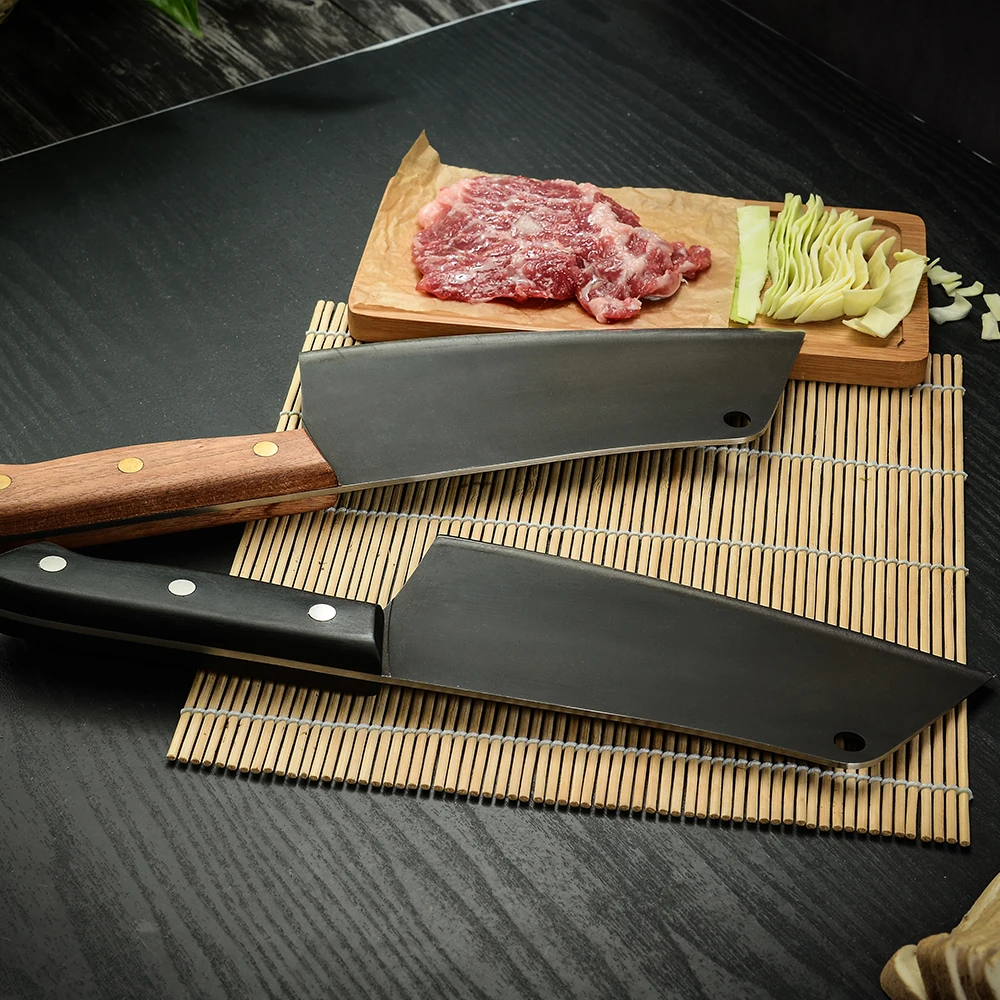 Xingye 7 Inch Ultra Sharp Vegetable Meat Chopping Full Tang Black Blade Stainless Steel Wholesale Knives Kitchen Knife Cheap