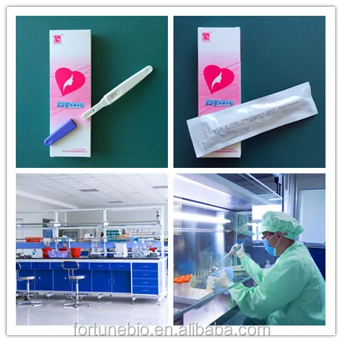 
Colloidal Gold Pregnancy Methodology Test Early Detection 25 mIU/ml HCG Testing Kit Midstream Pregnancy Test 