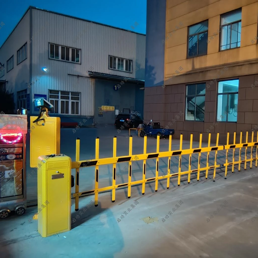 retractable  barrier gate with management biometric access barrier gate with