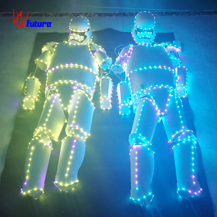 led stage luminous performance clothing costumes Robot Costume For Unisex