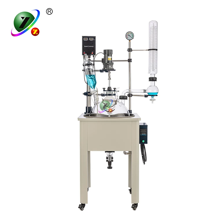 100L multi-function reactor single layer glass reactor