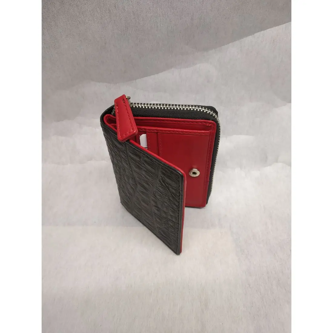 Indian Direct Factory Manufacturer Crocodile Print Cow Leather Clutch Purse Wallet for Women Available Bulk Export  Cheap Price