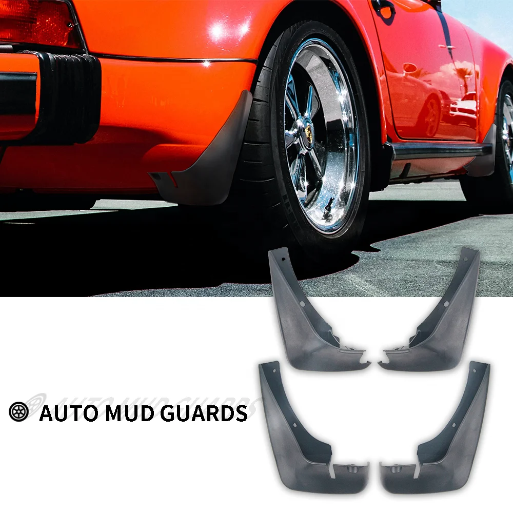 CARFU Car Accessories Mud Flaps Splash Guards Mudguard Front and Rear Fender Accessories 4Pcs Set