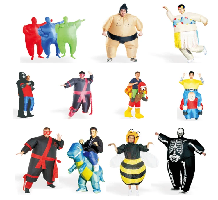 Adult Blow up Halloween Fancy Dress Polyester Inflatable Bumble Bee Costume