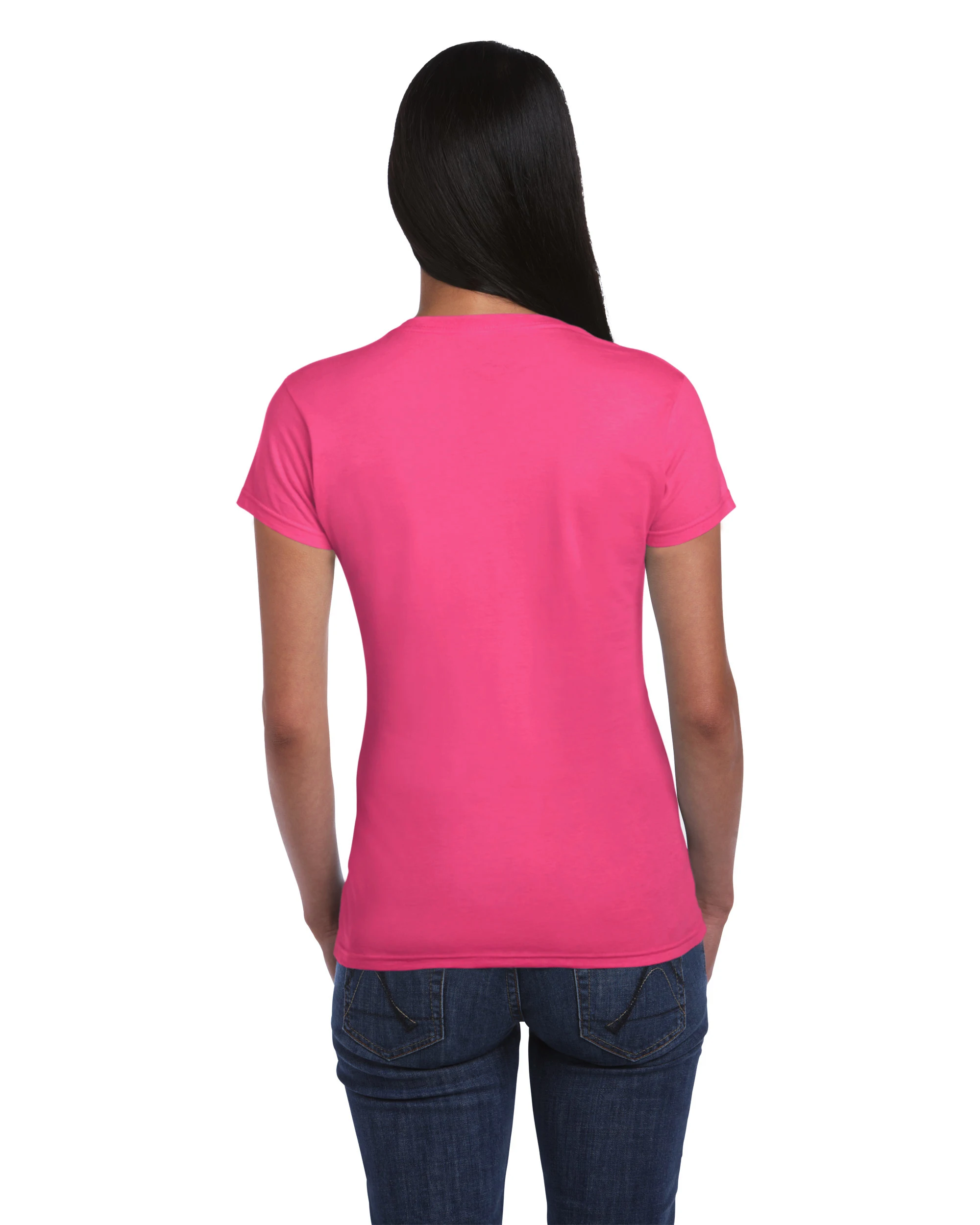 Your logo custom printing Free  labels print and hang tags  free printing 100% American Cotton T-shirt women
