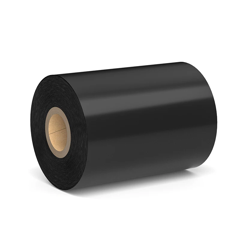 Wax and resin mix 110MM X 300M per roll black ribbon roll for labels on Zebra thermal transfer printers and wires