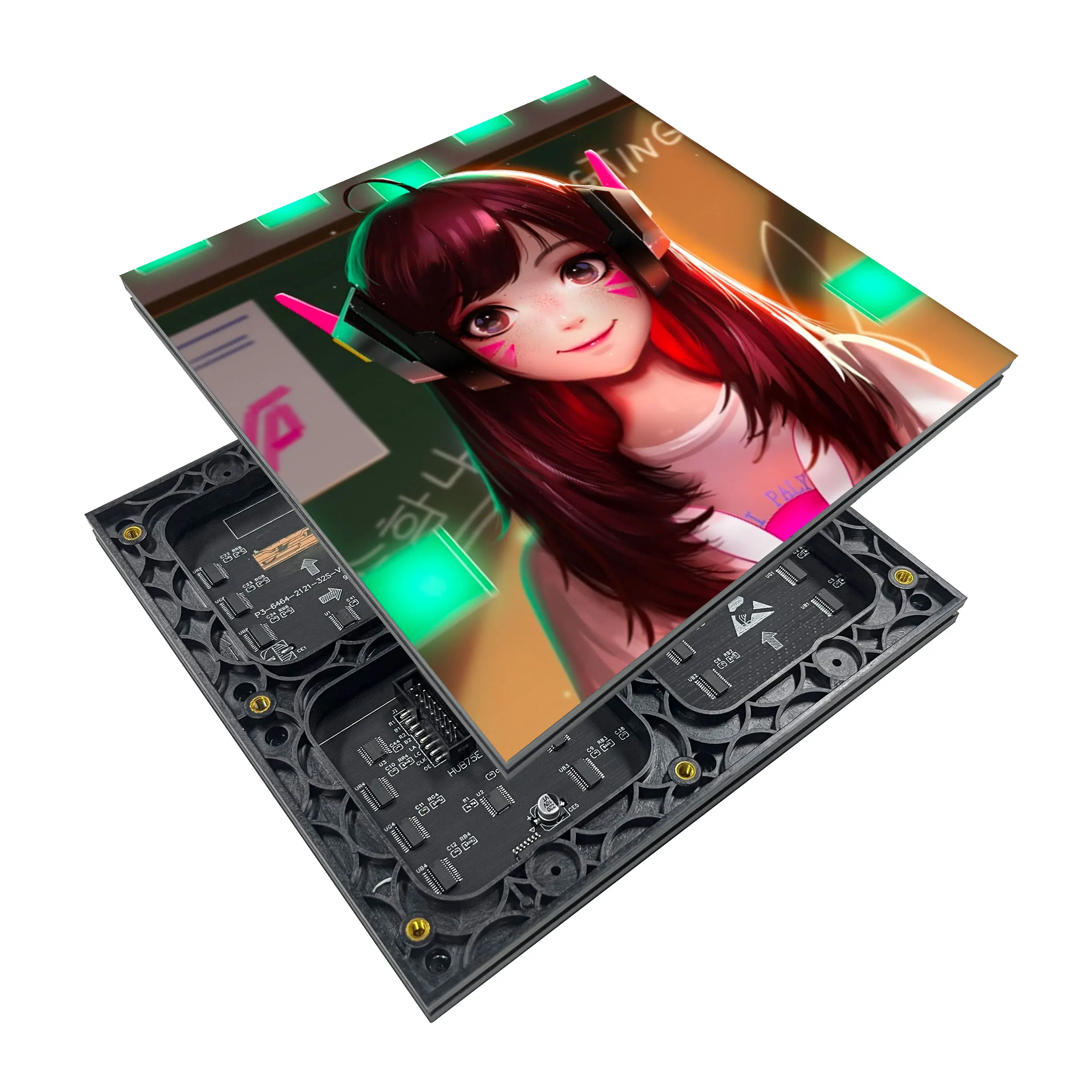 P3 192x192 модуль в помещении Smd2121 полноцветный Rgb 64x64 пикселей светодиодная матричная панель дисплея светодиодный экран высокой четкости