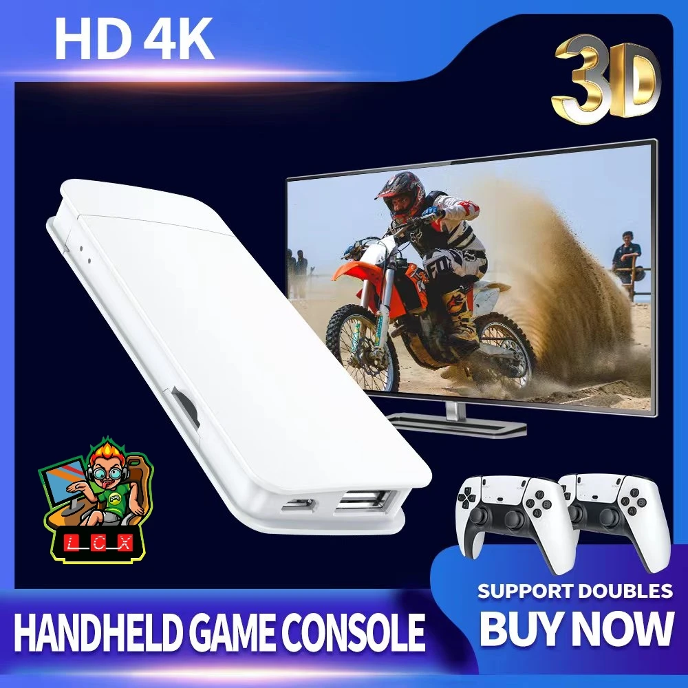M15 Retro 64GB 20000 Game Console 4K HD Output Low Latency TV Game Stick 2.4G Dual Handle Portable video Game Console