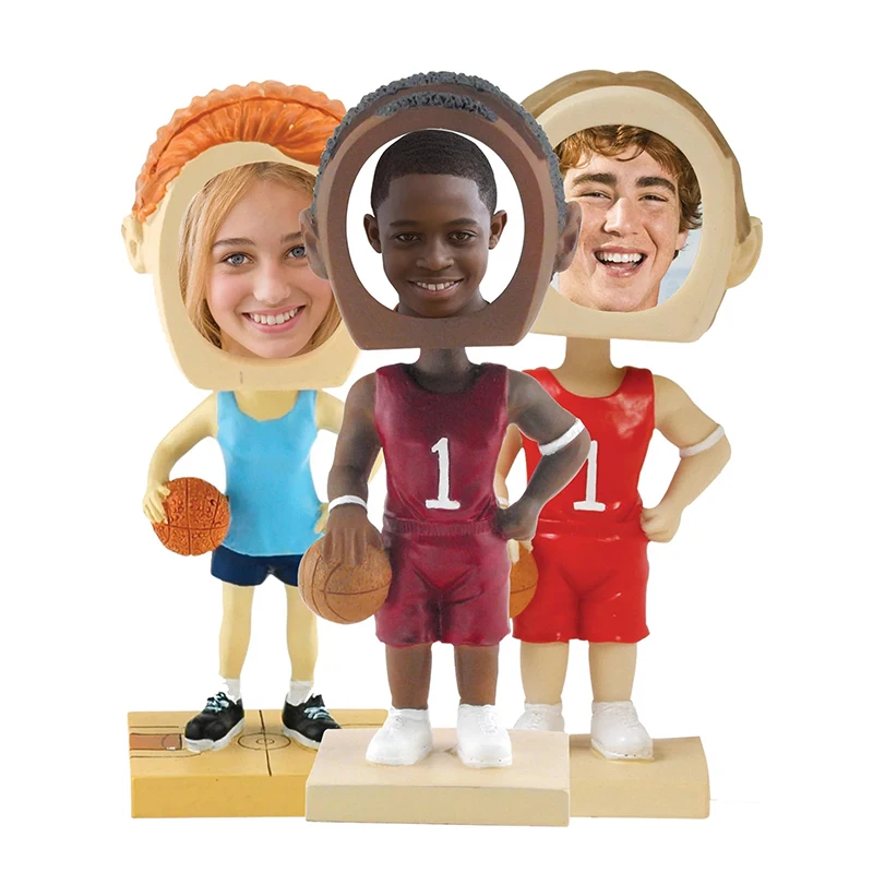 Promotional Basketball Photo Insert Bobble Head OEM & ODM Resin Bobblehead For Sale