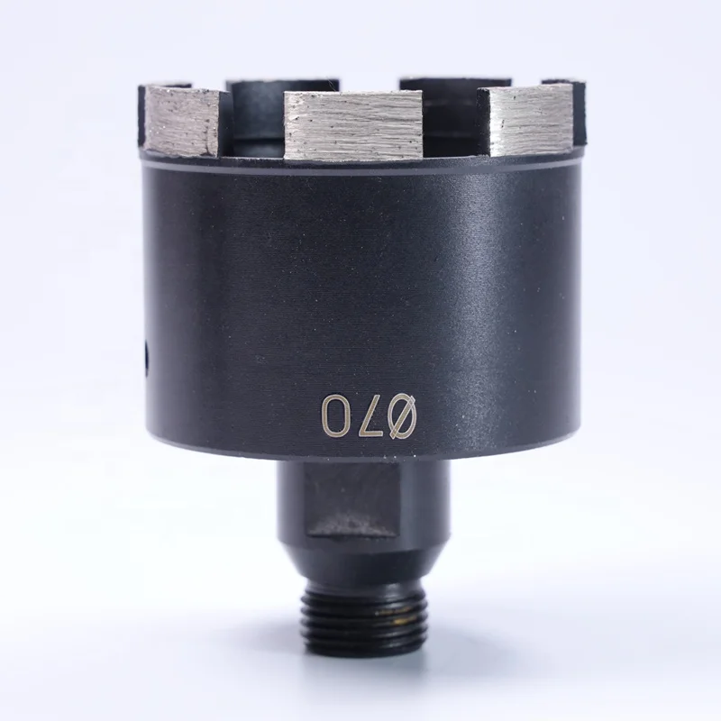 Custom M14&1/2GAS threaded diamond bit High speed ceramic coring bit