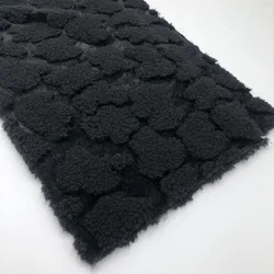 100% polyester sherpa faux fur fabric for toys and garment