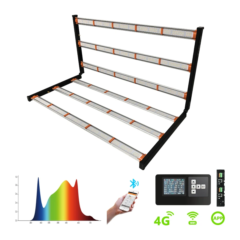 spectrum greenhouse corn lift hanger 720w 1000 watt 800w 4x4 thailand high quality foldable 8 bar indoor led grow lights