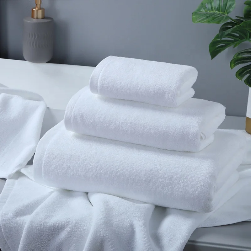 Отель курорт белый банные полотенца длинноволокнистый Египетский хлопок самое дешевое банное полотенце высокой поглощающей способностью 70x140 см спа
