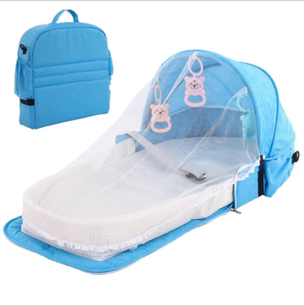 Новая детская сетка от комаров Amiami, портативная многофункциональная детская кровать, рюкзак для мамы