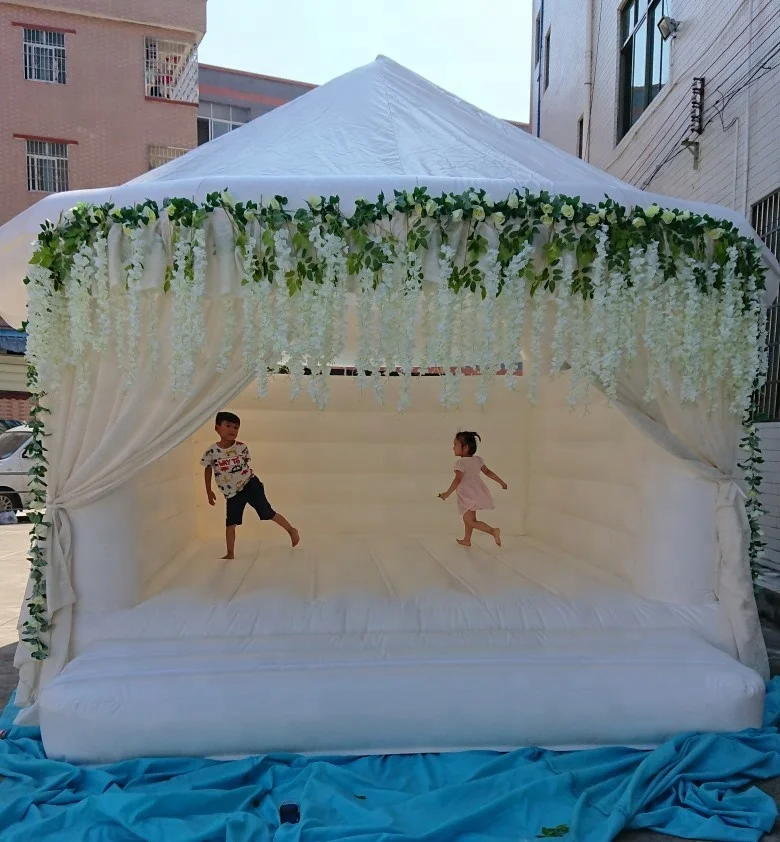 Commercial Children Inflatable Jumping Bounce House With Slide Combo Bouncing Castles Inflatable Moonwalk Bouncy Castle