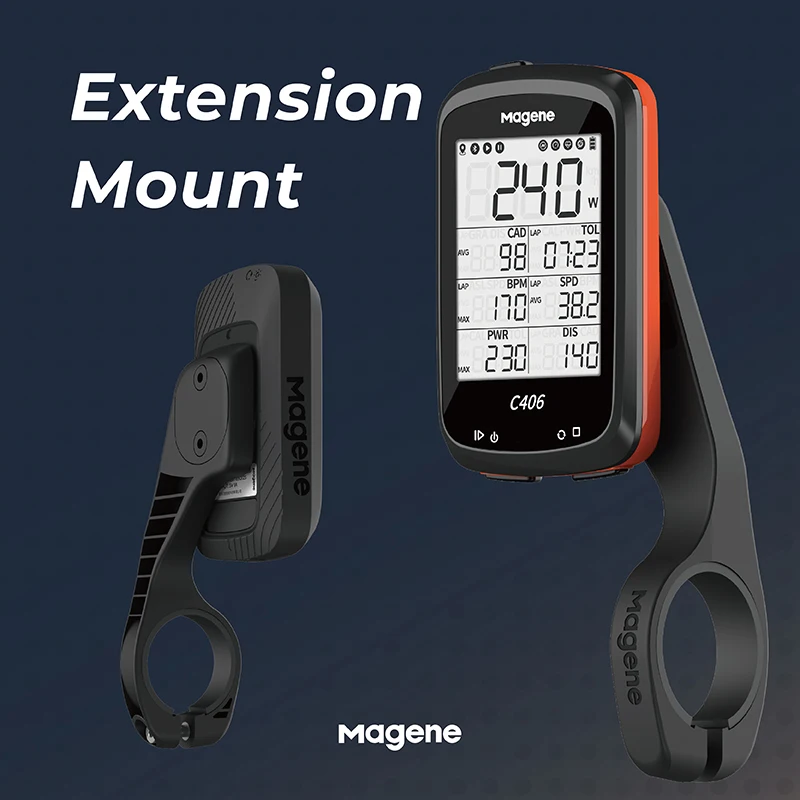 Magene brand C406 products Large screen long battery life gps bicycle speedometer gps bike compute