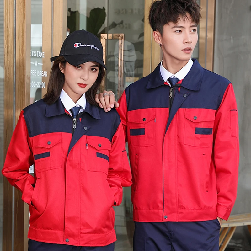 
High Quality Men Summer Safety Fabric Works Clothes Uniform For Plumber 