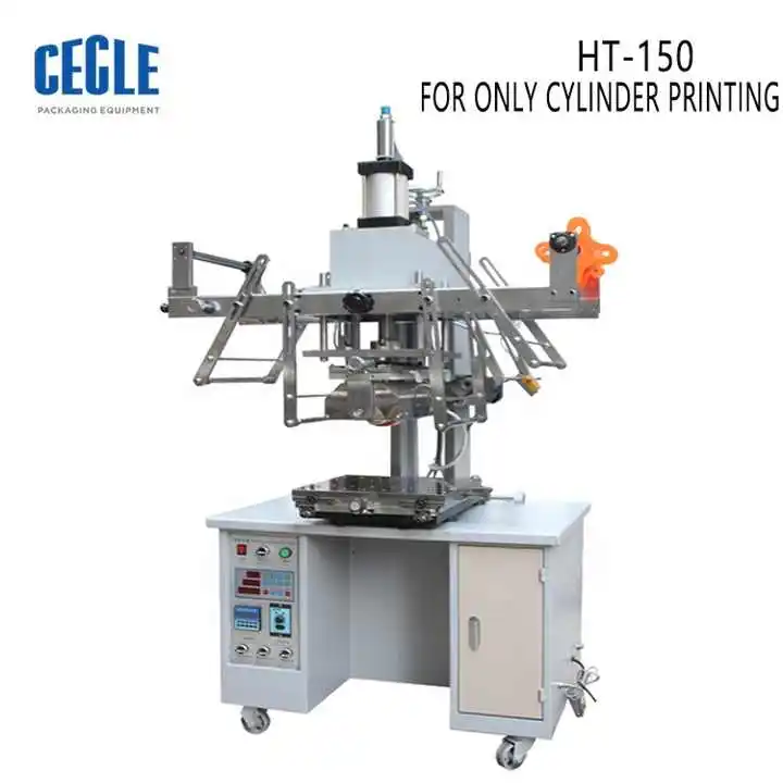 HT-150 Manual roller sublimation heat transfer machine for round products, cylinder heat transfer machine