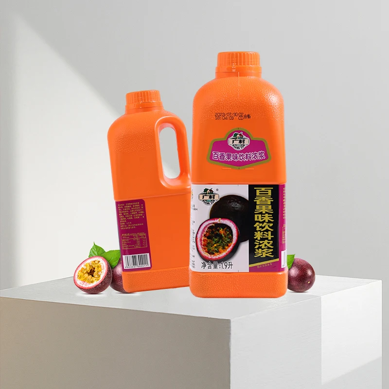Factory direct price pearl milk tea raw material concentrated juice concentrated passion fruit juice