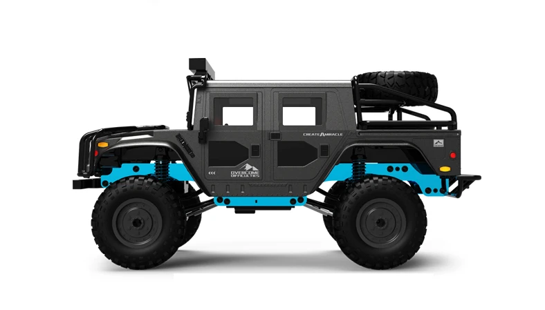 BG1535 Smart 1:12 4x4 Climbing Off Road Vehicle Metal Hurtle H1 Truck 2.4G Rock Climbing Car High Speed Radio Control Car