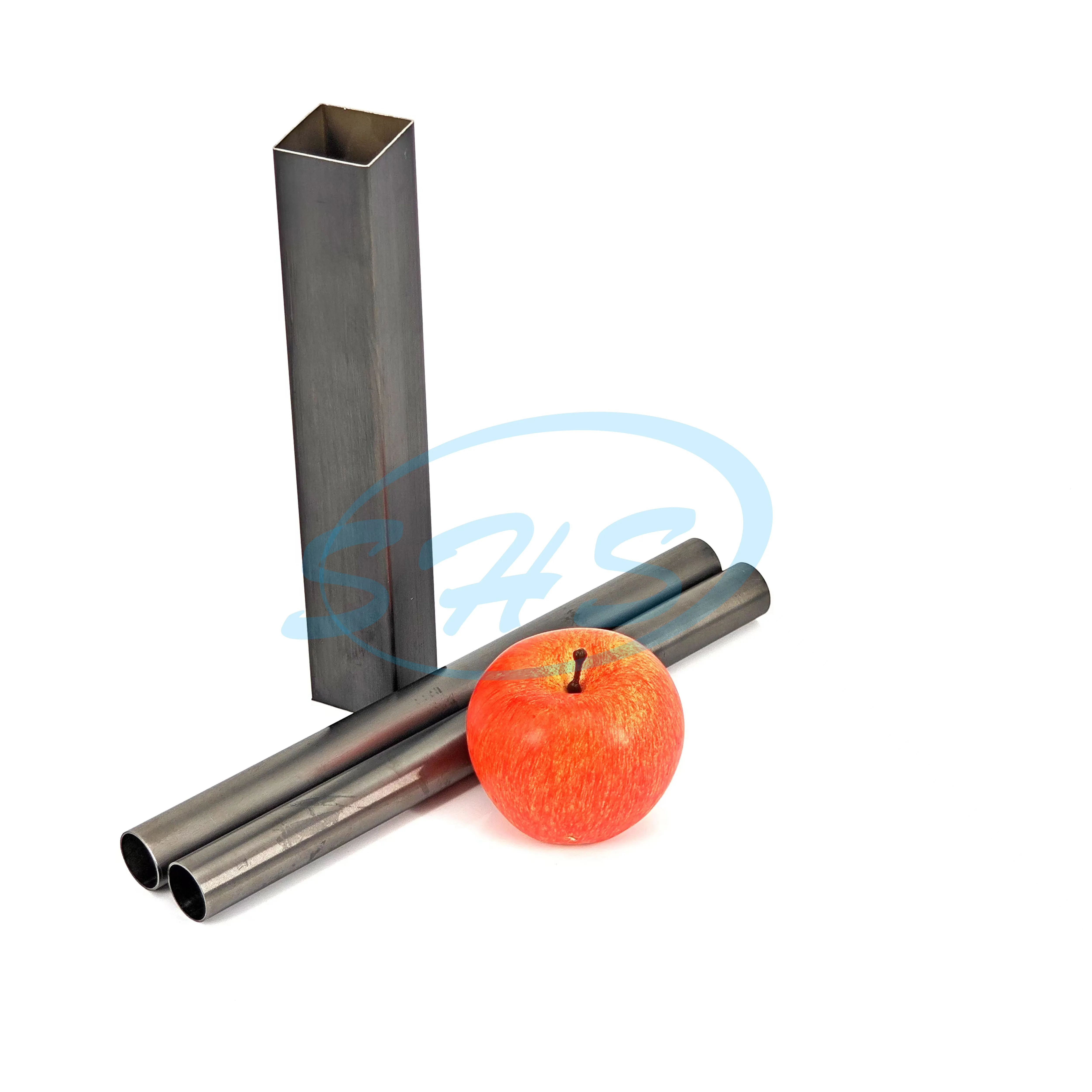 Top supplier color stainless tube 201 304 satin with PVD plated stainless steel black pipe for interior and exterior decoration