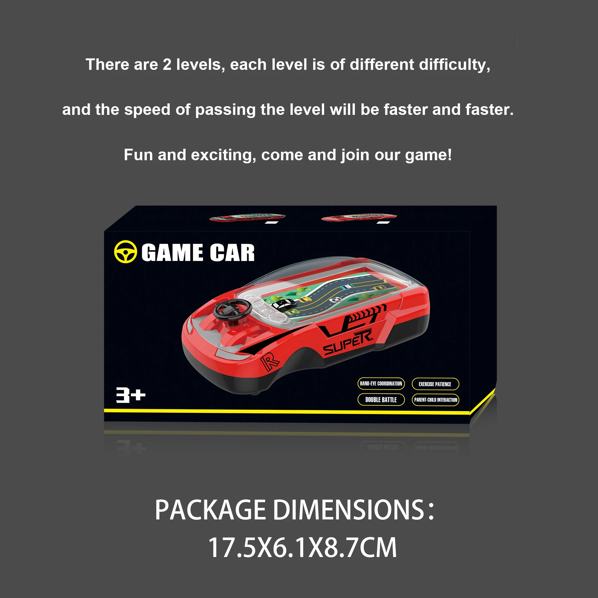 Tego 2023 New Mini Racing car Game Interactive Matchmaking Game Electric Simulation Car Adventure Car Toy