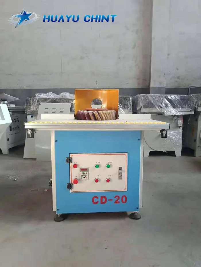 CD-20D Woodworking vertical single head manual shaped polishing machine